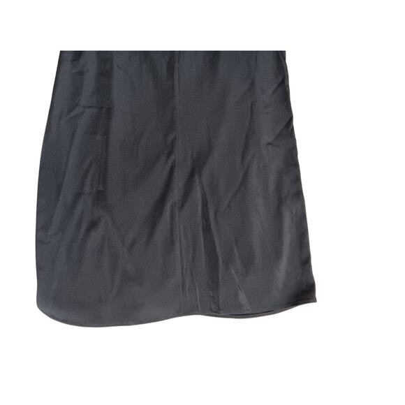 New with Tags Mac Duggal Black One Shoulder Feather Trim Gown Formal Dress Size6 - Picture 10 of 16